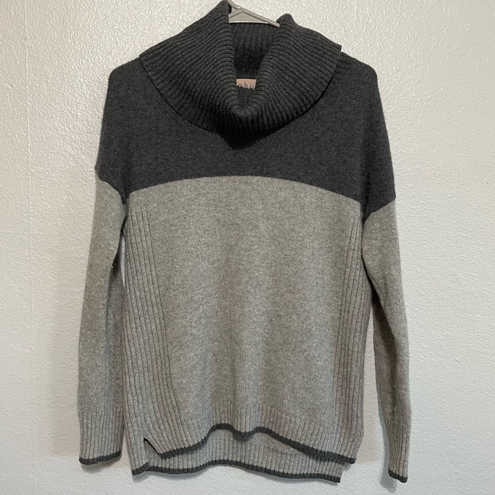 100% Cashmere Philosophy Cowl Neck Sweater